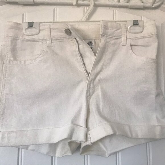 HM White Denim Shorts - Picture 1 of 3